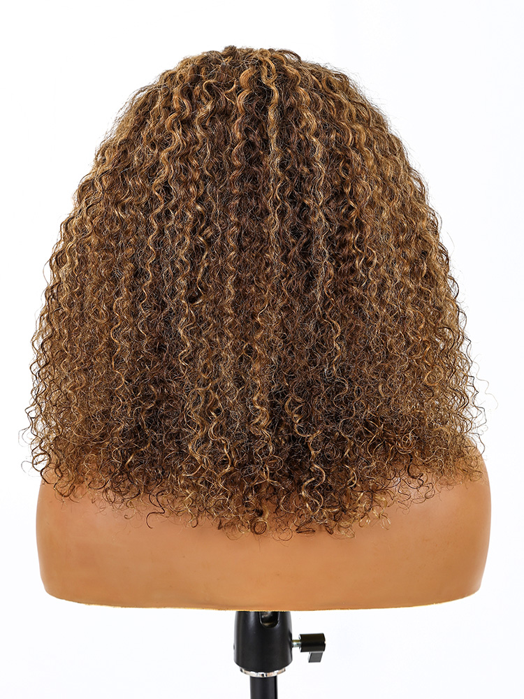 Braid Wigs Curly Chocolate Brown