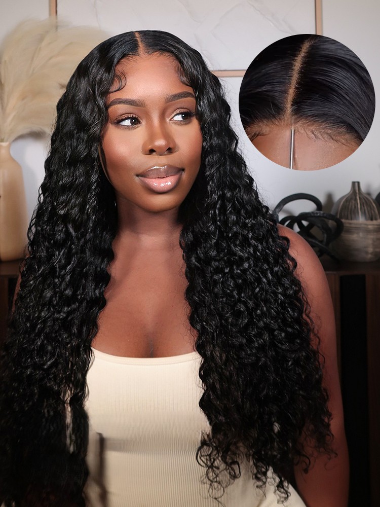 Ready To Go Wig - Deep Wave 7*4 5*5 HD Invisible Lace closure Wig