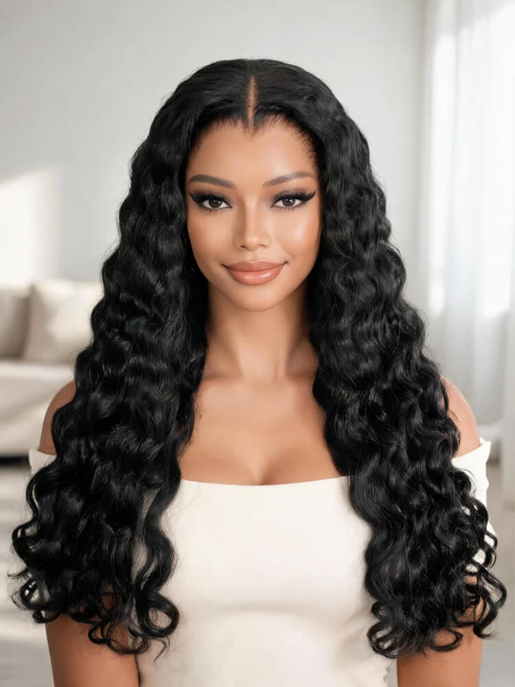 raw Indian curly hair wig