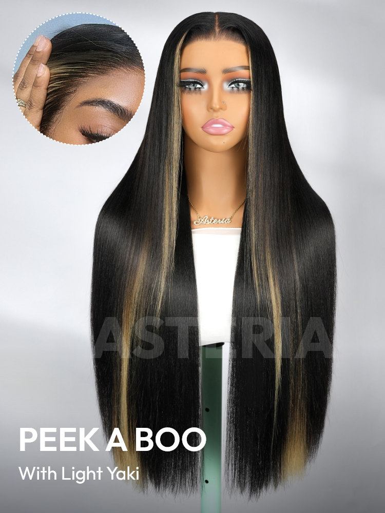 Peek A Boo Light Yaki Straight 6x8 HD Lace Wig-Pre-Everything