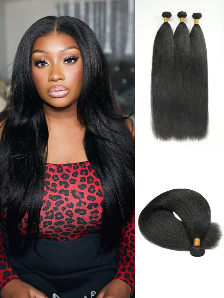 light yaki straight Bundles 1pc / 3pcs
