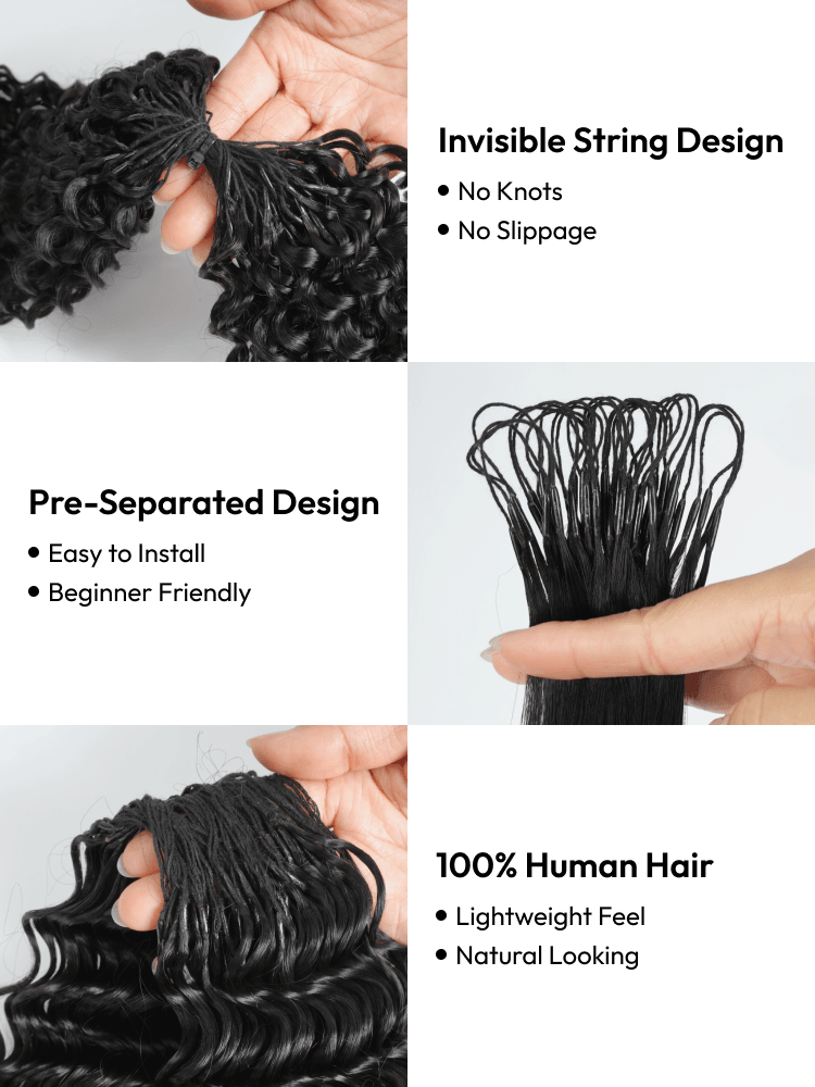 Feather Crochet Hair Extensions