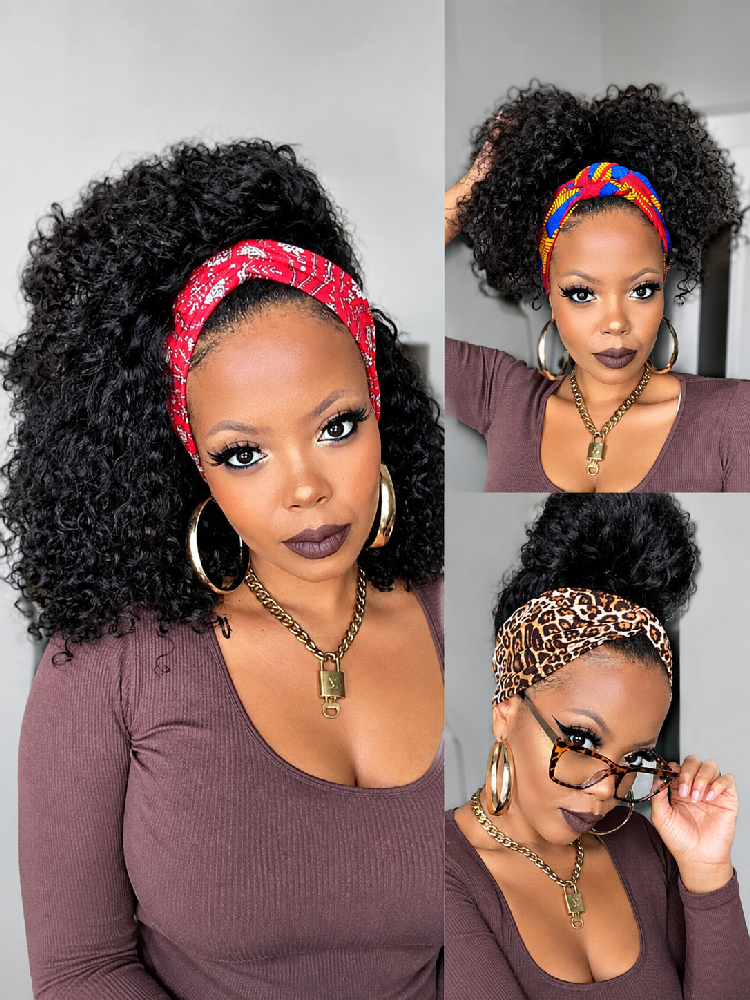 Curly Headband Wig 