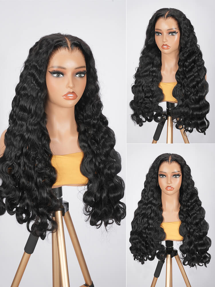 Indian curly human hair wig