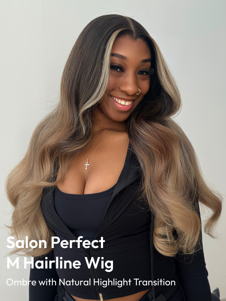 Ombre blonde color