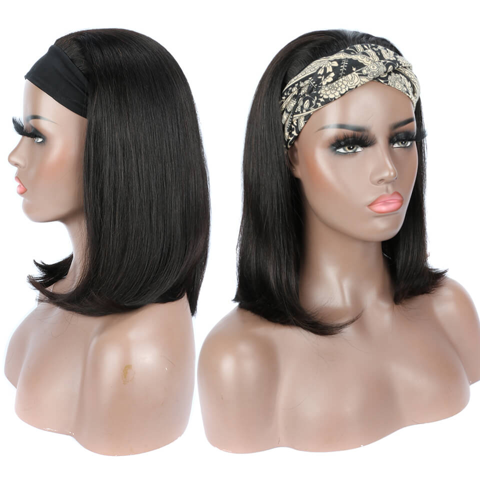 14in bob headband wig