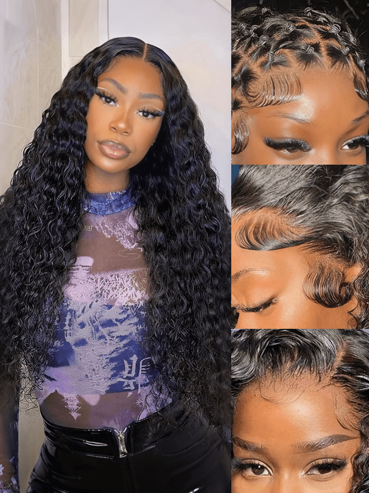 Water Wave HD 6x6 Closure Wigs Human Hair Wigs