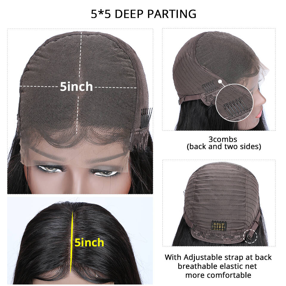 5x5 wig