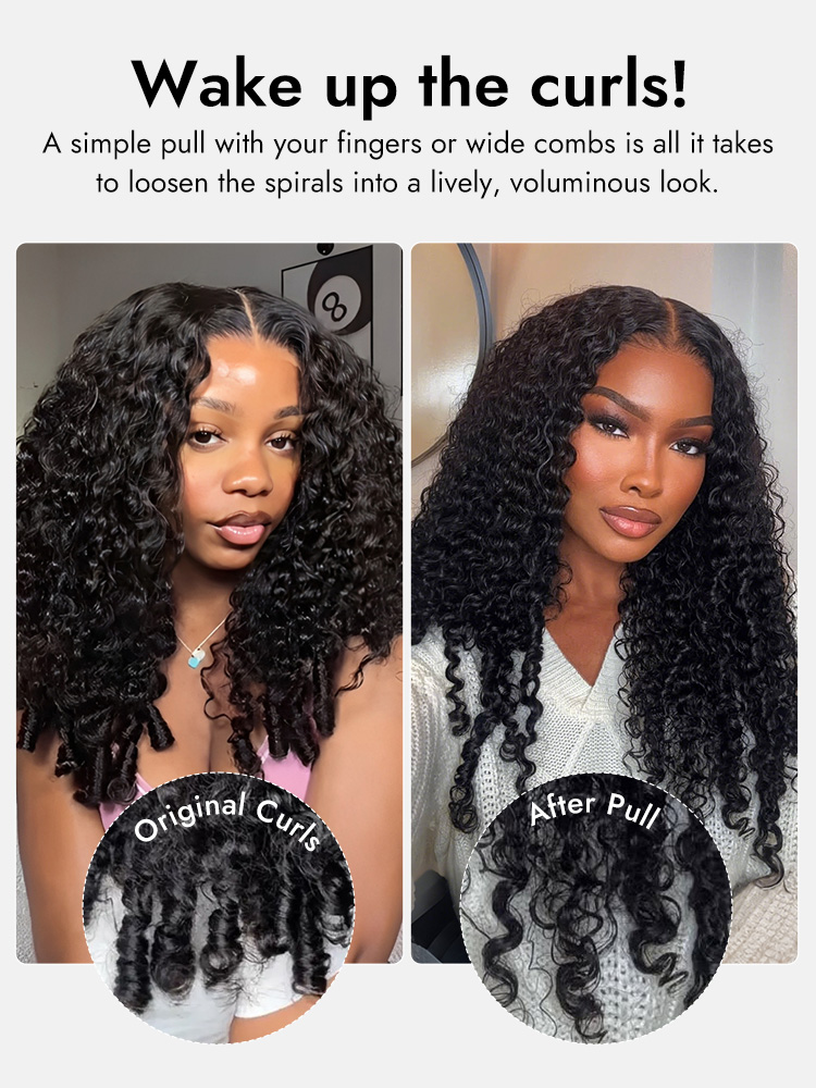 Ready To Go Wig Bouncy Burmese Curly HD 5x7 & 13x4 Glueless Wigs