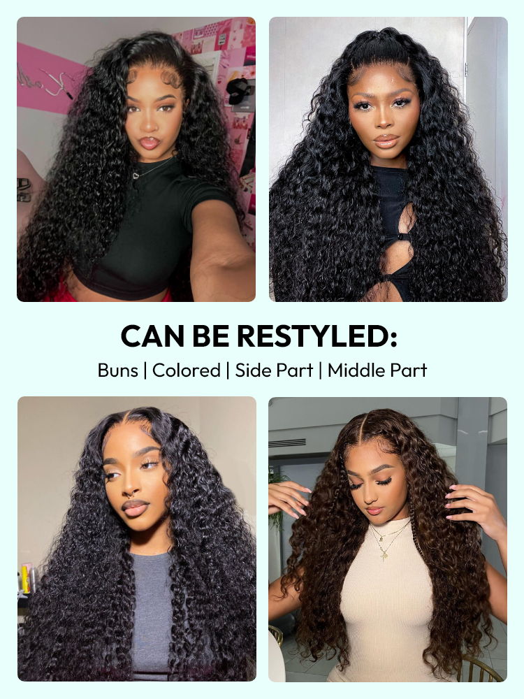 250% density water wave wig