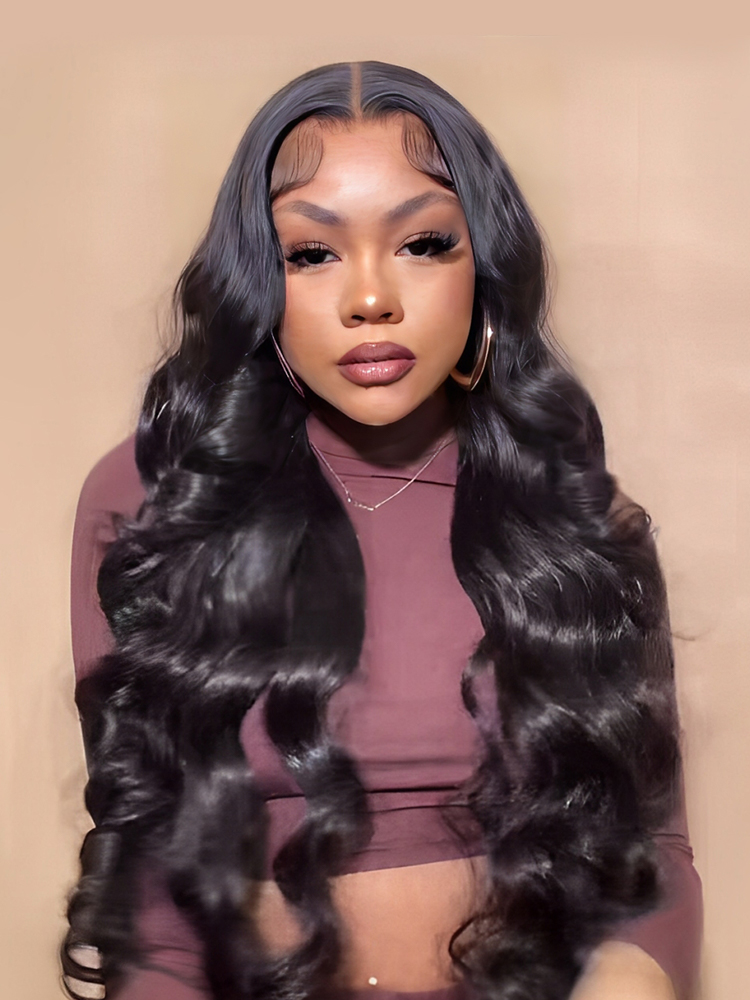 Ginger Auburn Deep Wave 13x4 Transparent Lace Front Wig