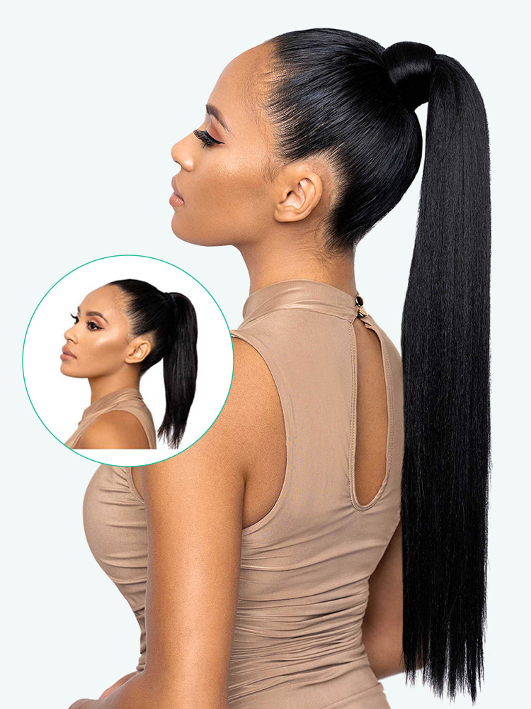high ponytail
