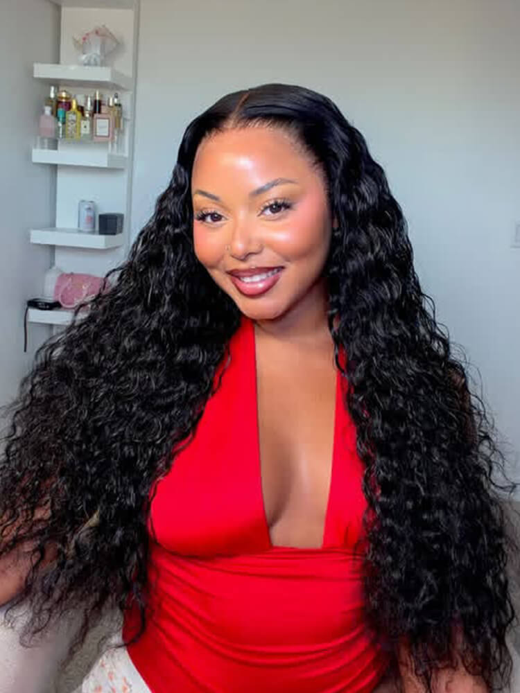 water wave lace wig
