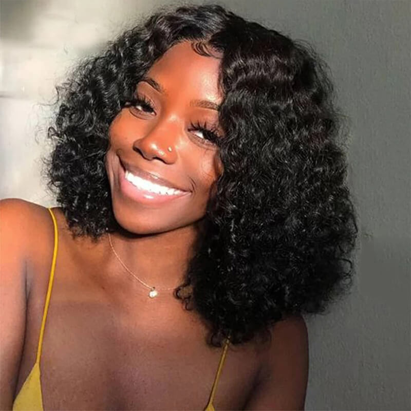 bob wig curly hair