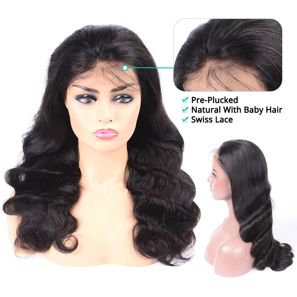 Body Wave Closure Wigs