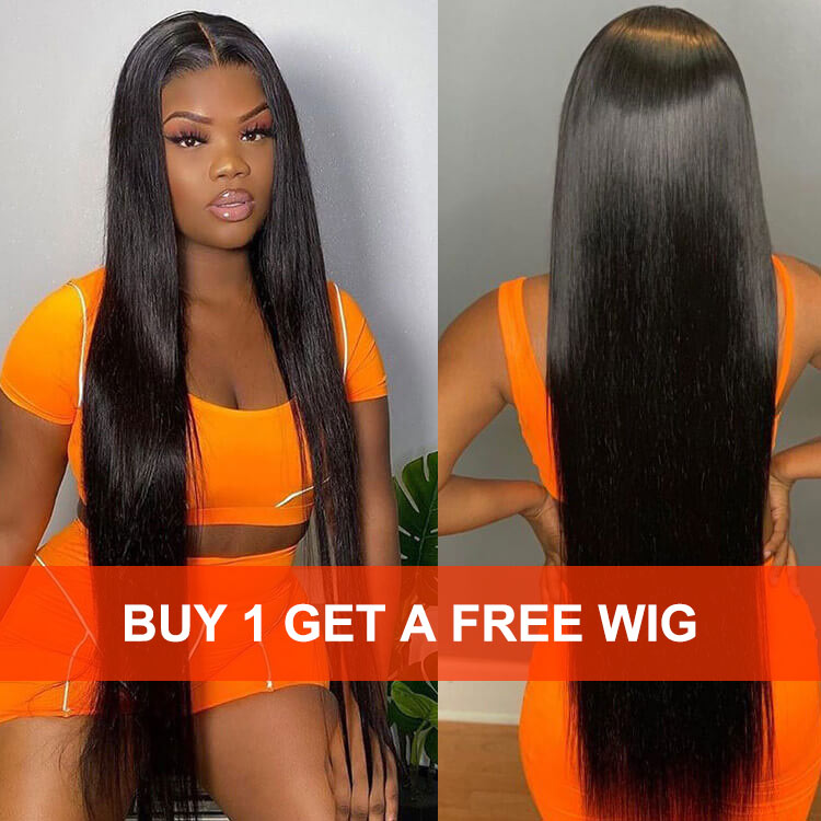 16-40inch Long Straight Lace Front Wigs Human Hair For Women