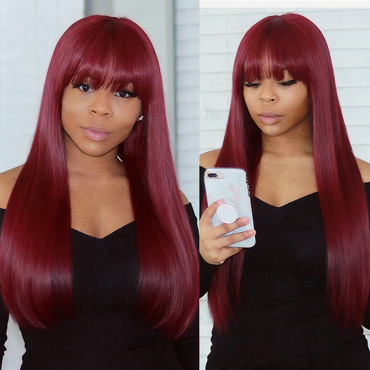 Colored Bang Wig