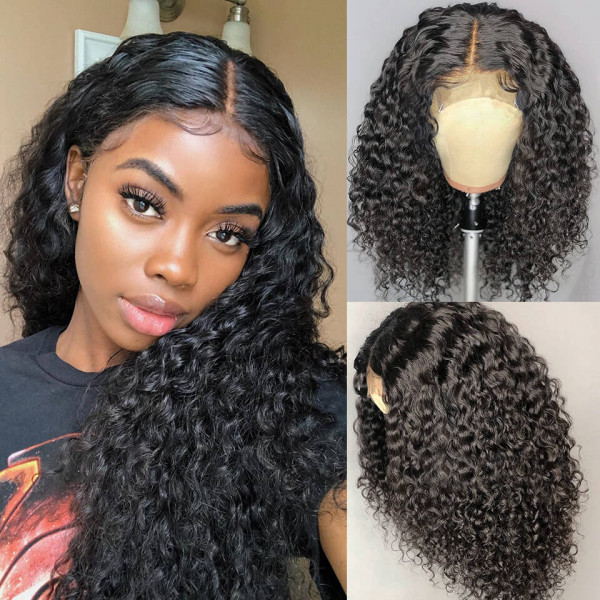 Deep Wave 5*5 Lace closure Wig Virgin Human Hair Wig for Women -Asteriahair