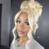 #613 Blonde Color Full Lace Wig Straight Hair Wigs 