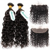 Wet Wavy Hair Weaves 2 Bundles With 13x4 Frontal