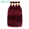99J Color Straight Hair Bundles Deal 4PCS Full Thick Straight Hair In Stock
