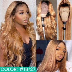 Honey Blonde Hair Color Lace Front Wig