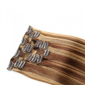 piano colored hair extensions clip in