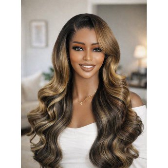 Highlight Lagos Hairline Loose Body Wave 13x6 HD Lace Front Glueless Wigs
