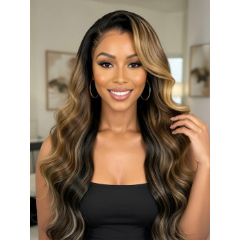 Highlight Lagos Hairline Loose Body Wave 13x6 HD Lace Front Wigs