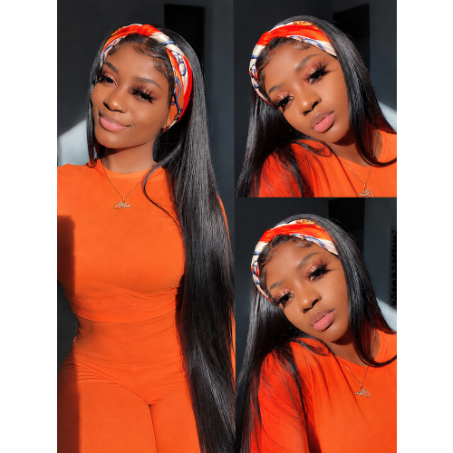  Human Hair Headband Half wigs