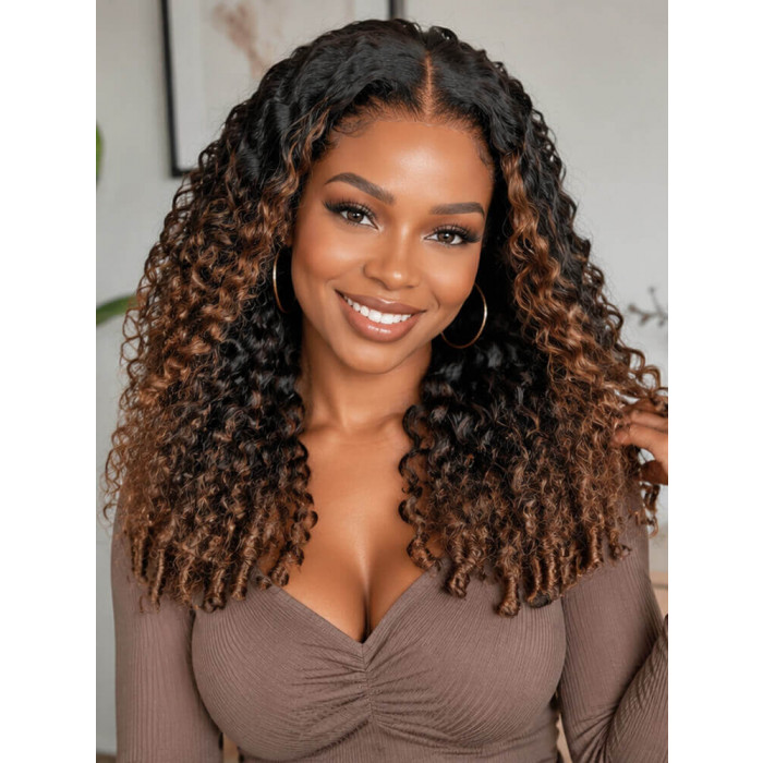 Bouncy Burmese Curly Ready To Go Wig 5x7 & 13x6 Glueless Wigs