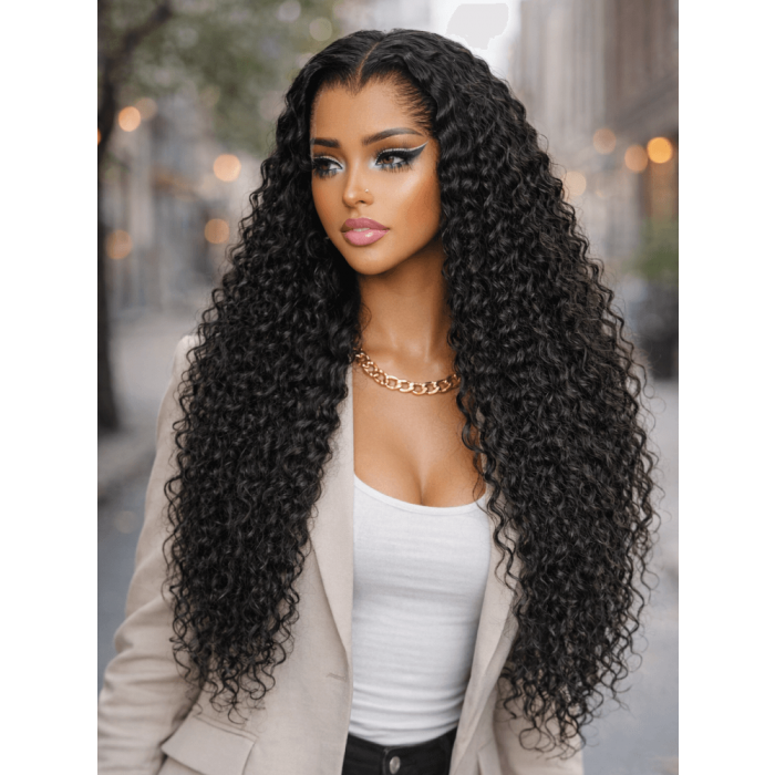 Luxury Deep Wave HD 13x6 Lace Front Wig – Super Double Drawn Human Hair