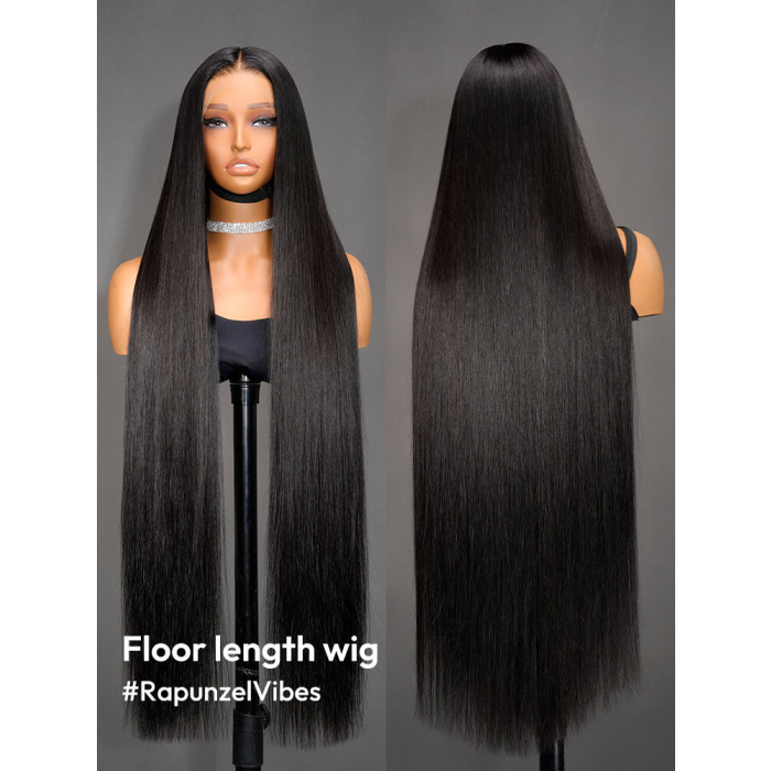 Super Long Straight 300% Density 13x6 HD Lace Front Human Hair Wig