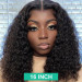 16inch water wave wig