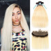 1b/613 Blonde Weaves Bundles With Lace Frontal
