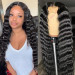 Deep Wave with Crimping Hair Style Human Hair