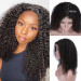 Kinky Curly Hair 4x4 Closure Wigs For Women