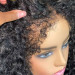 Super Nvatural Kinky Edges Water Wave Lace Front Wig