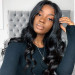 Loose Wave Hair HD Transparent Lace Front Wig