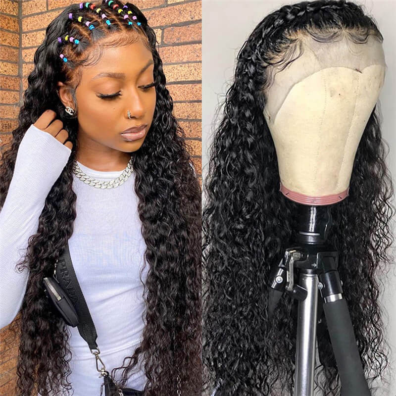 360 Frontal Wig 360 Full Lace Frontal Wig Brazilian Bone Straight 13x4  main image 4