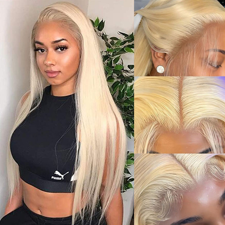 613 Blonde Wig Full Lace Wig Straight Hair Wigs -Asteriahair