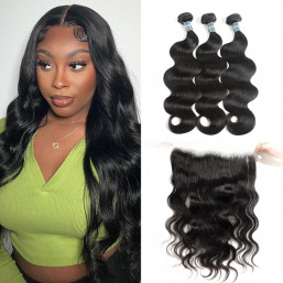8A Unprocessed Brazilian Human Hair Body Wave Weave 3  display picture 3