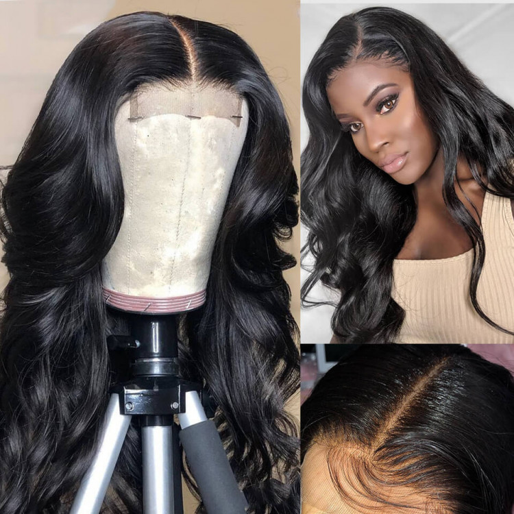 Body Wave 4x4 Lace Closure Wigs Affordable Human Hair Wigs -Asteriahair