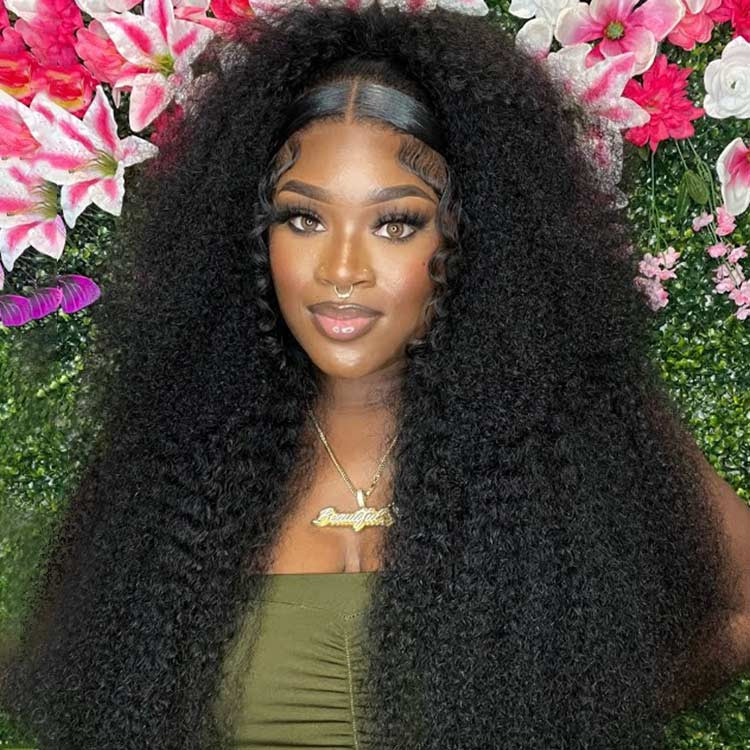 Long Curly Human Hair Wigs For African-American Women -Asteriahair