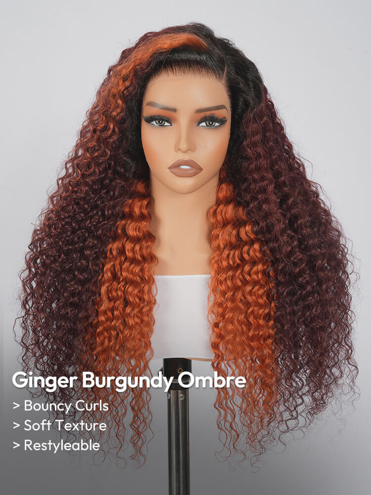 Ginger Burgundy Ombre