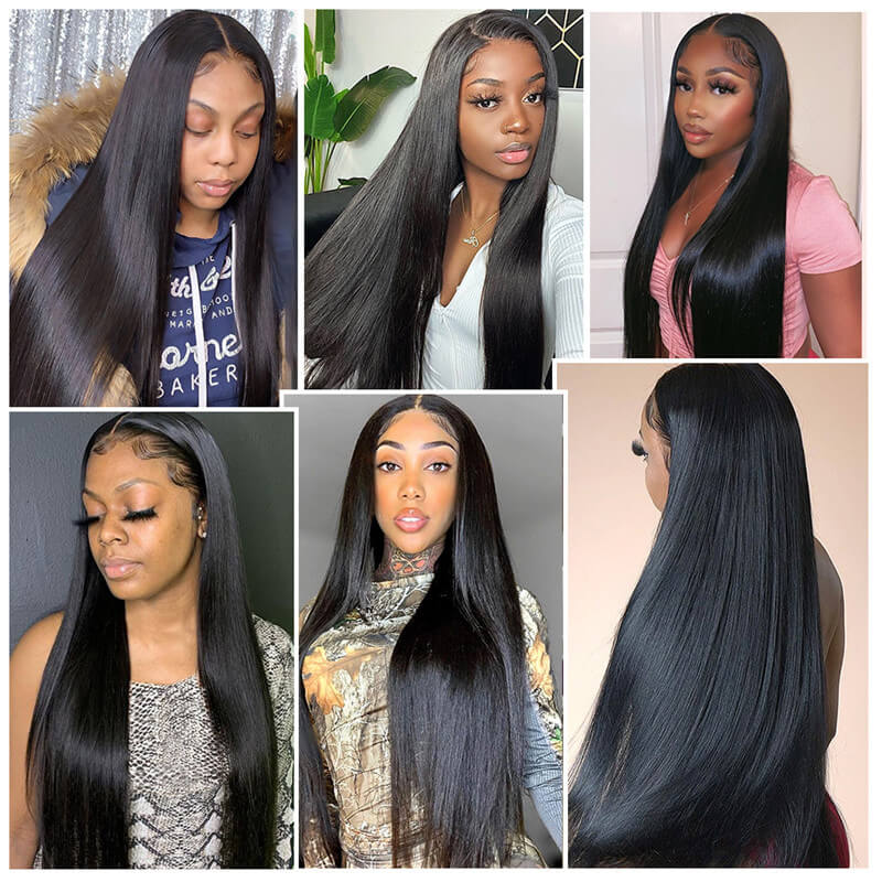 silky straight wigs