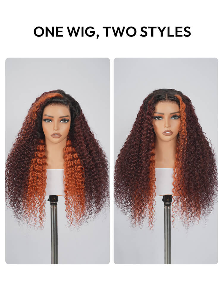 one wig, two styles