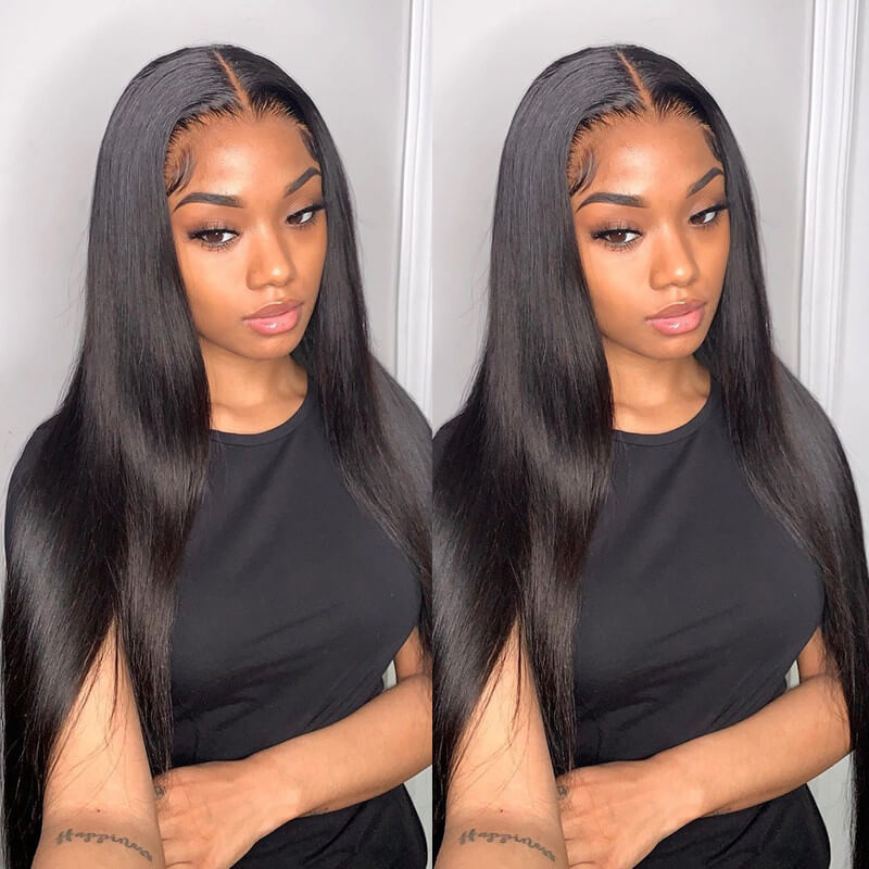 26inch straight 5x5 Closure Wigs