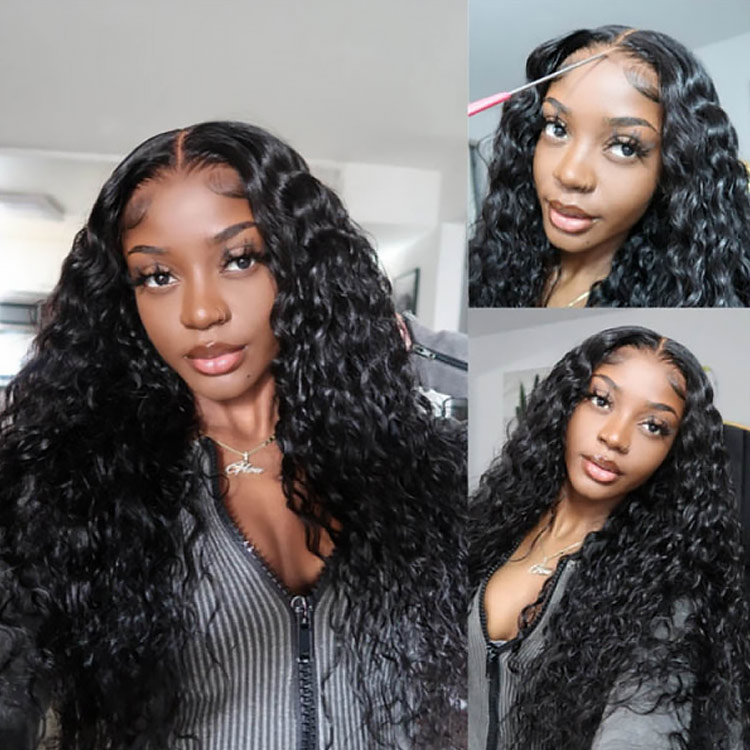 Ready to Go - Asteria Hair Water Wave Glueless 7x4 Upgraded Lace Front Wig