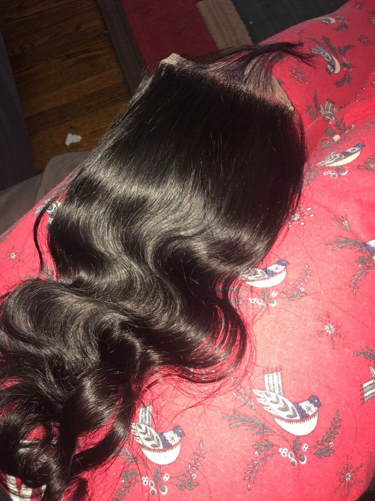 The closure is really nice, no shedding and t